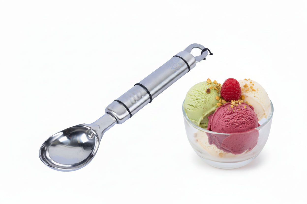 Porzionatore Gelato in Acciaio 19 cm – Cucchiaio Palline Gelato