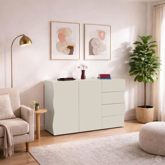 Mobile multiuso ONDA 2 ante 4 cassetti | Web Furniture