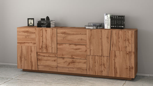 Credenza PONGO a 4 ante e 3 cassetti | Web Furniture