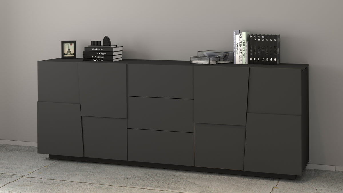 Credenza PONGO a 4 ante e 3 cassetti | Web Furniture