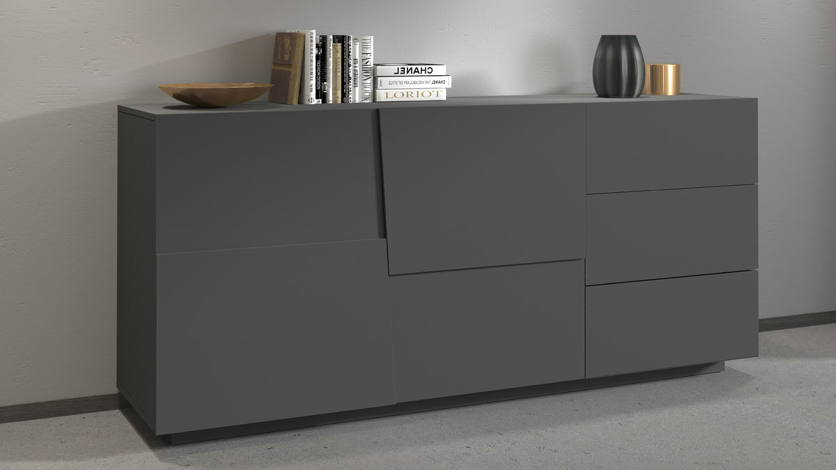 Credenza PONGO da 180 cm 2 ante e 3 cassetti | Web Furniture