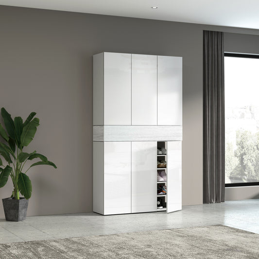 Armadio scarpiera SAVONA a 6 ante con 1 ribalta | Web Furniture