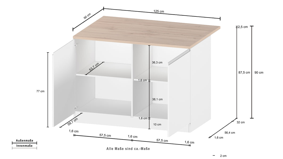 Isola SOLE 2 ante | Web Furniture
