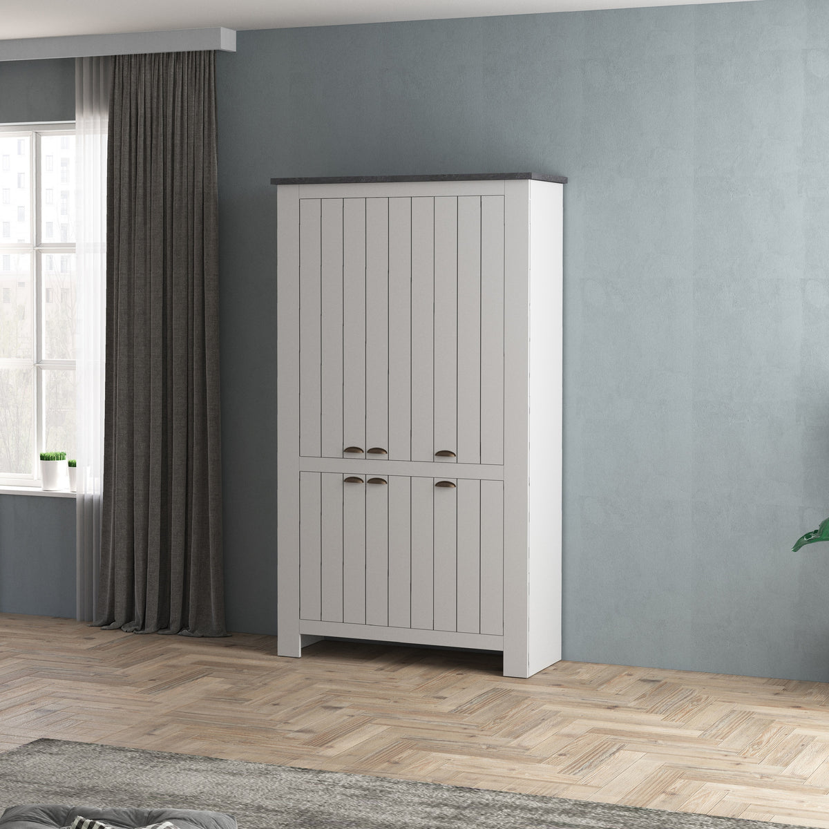 Armadio scarpiera FIGO a 6 ante battenti | Web Furniture