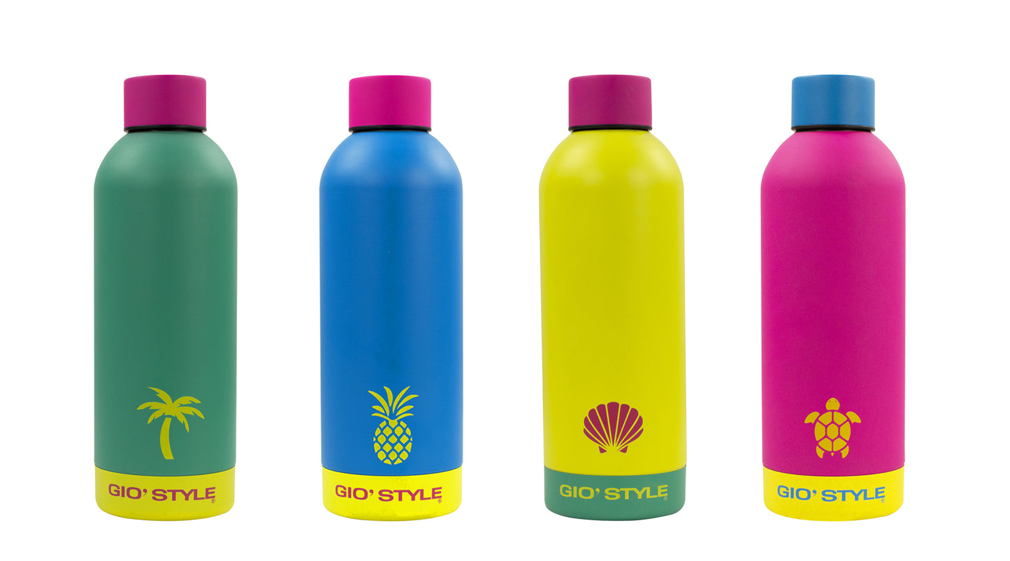 Bottiglia Fluo 0,5 L in Plastica – Colori Assortiti Gio’Style