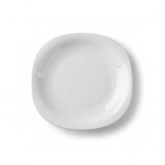 Piatto Piano PARMA 27×27 Bormioli Rocco – Opal Glass – Made in Italy (Sfuso)