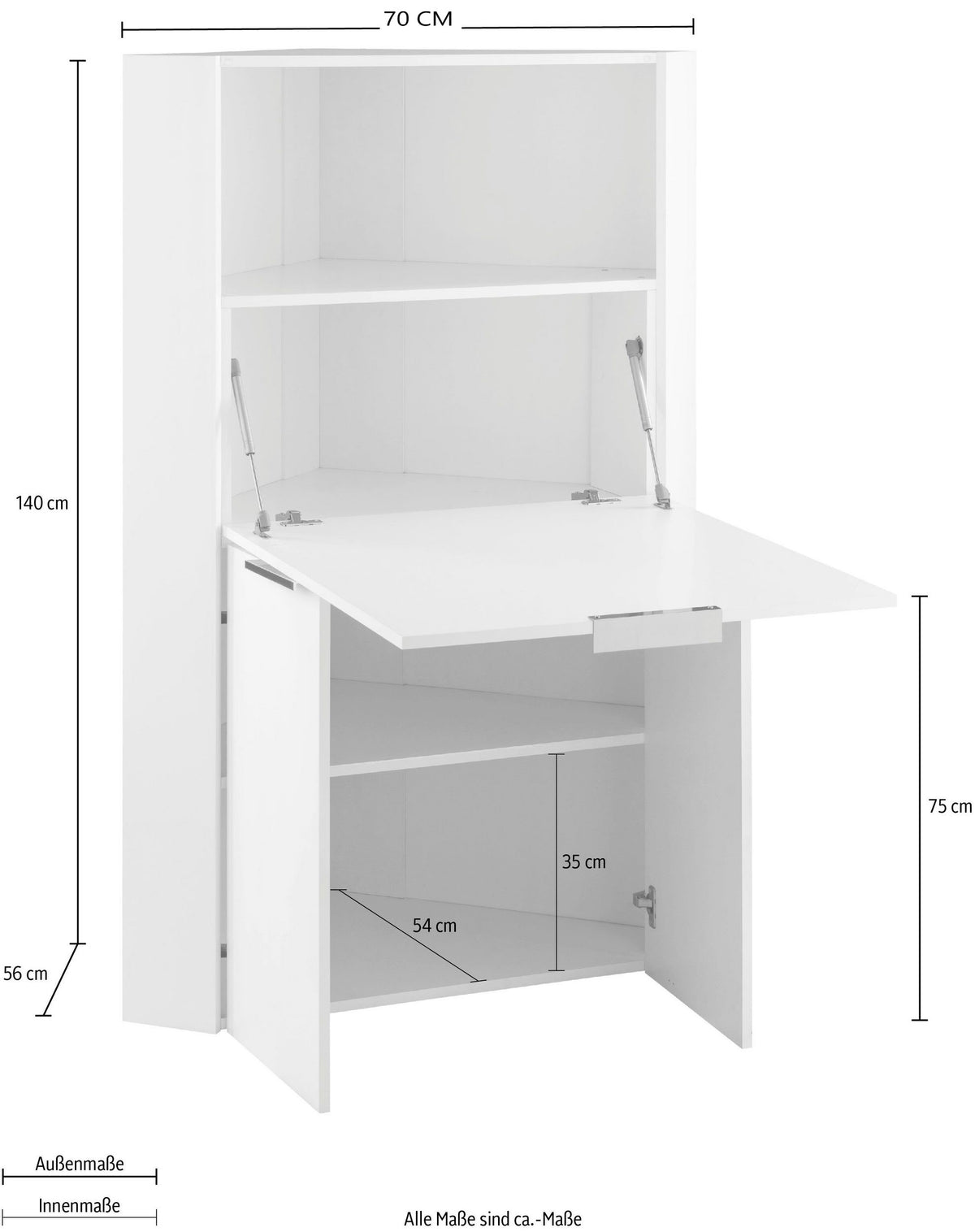 Scrivania DALIA ad angolo | Web Furniture