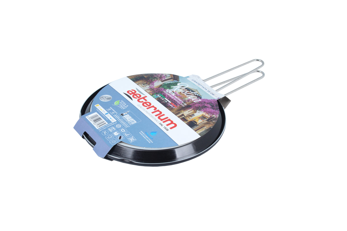 Girafrittata Linea Rustica 22–28 cm – Aeternum – doppia padella antiaderente
