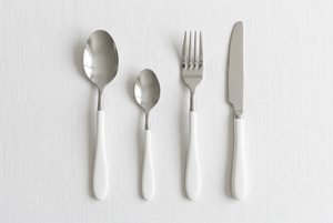 Set 24 posate Colorando – Bianco