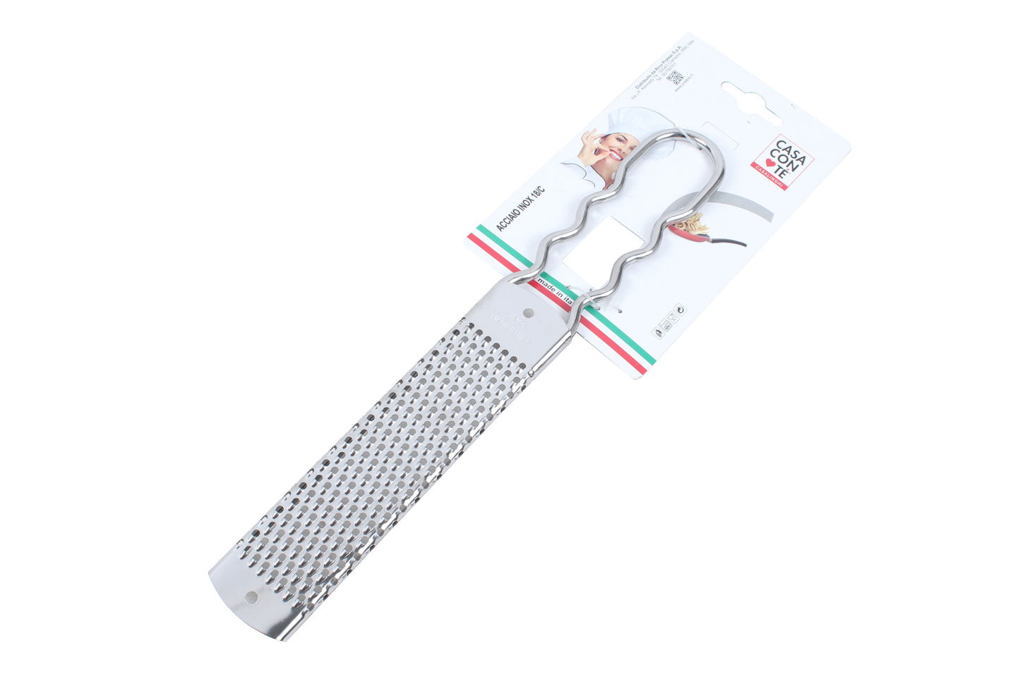 Grattugia media 18/C in acciaio inox – Casaconte’ – Made in Italy