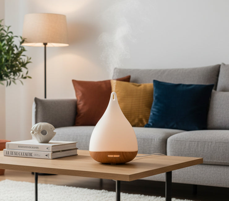 Diffusore elettrico di fragranza LED RGB 235ml USB – Umidificatore ambiente design moderno