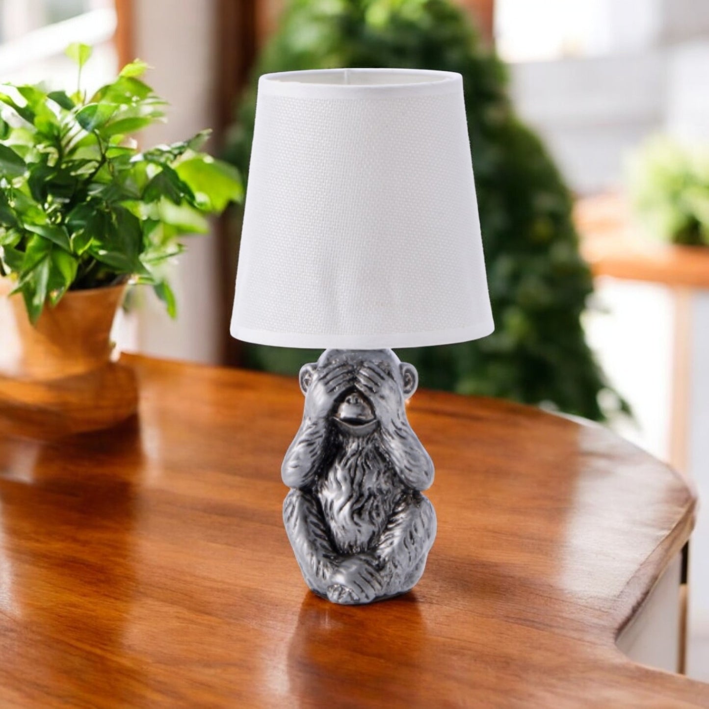 Lampada in Ceramica "Monkey" – 3 Modelli Assortiti