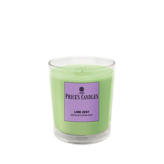 Price’s Candles Lime Zest – Candela Profumazione Agrumata in Bicchiere 170 g