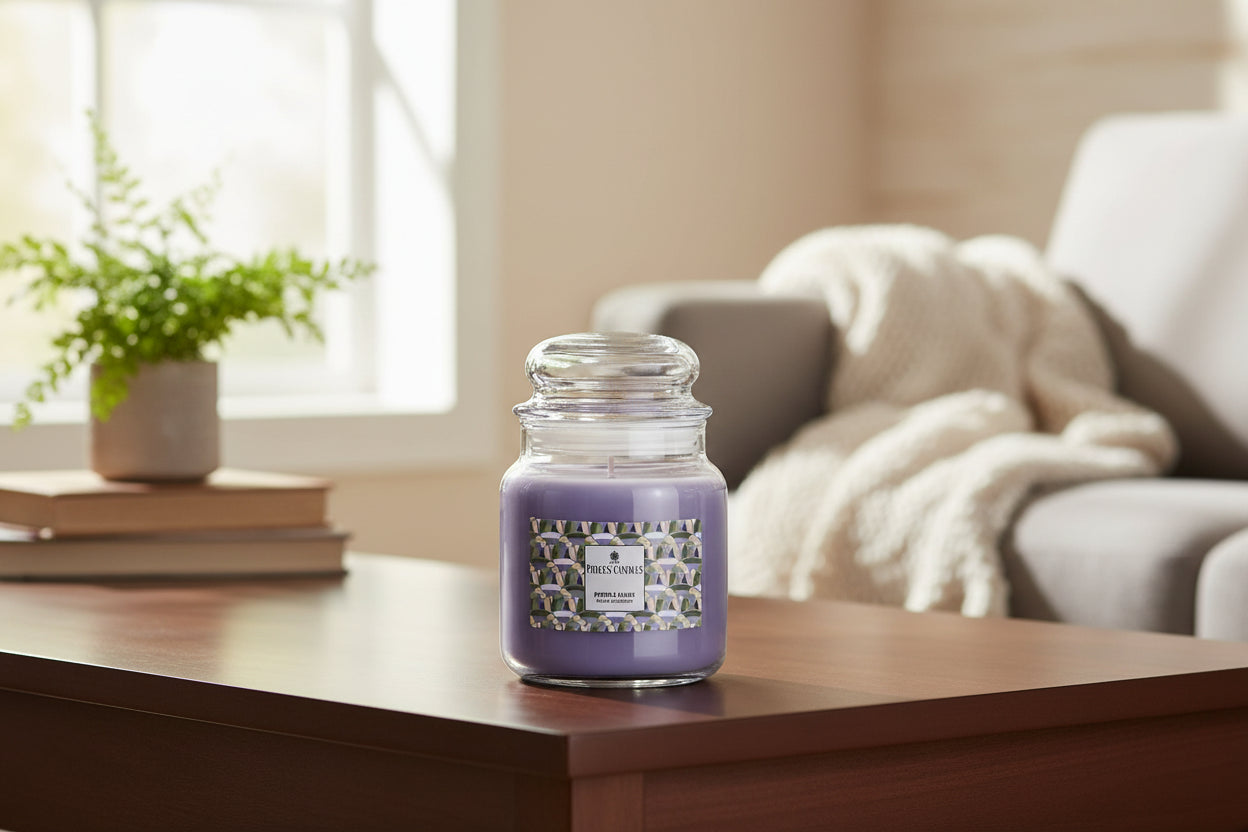 Price’s Candles Purple Hush – Candela Profumata in Giara Media 375 g