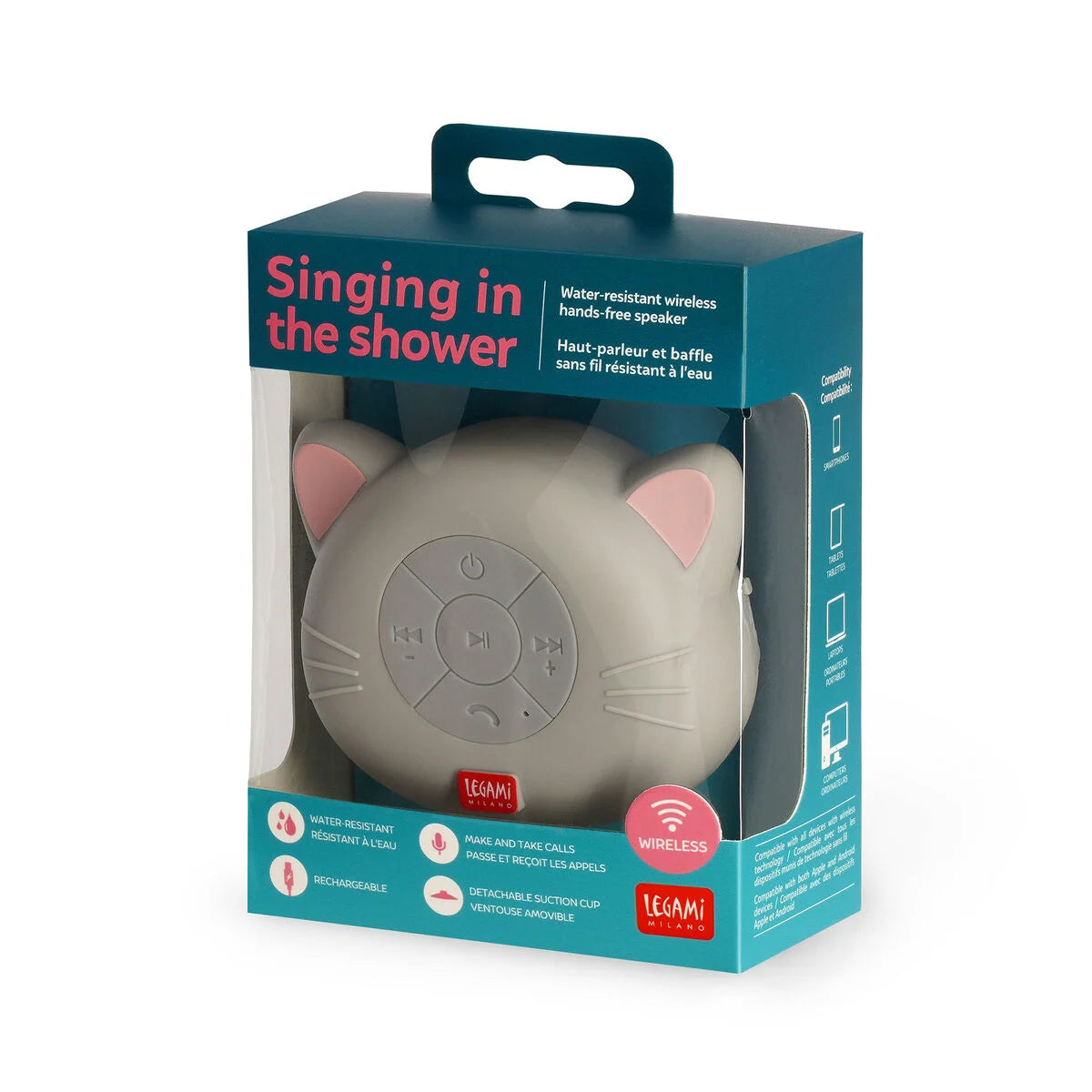 Vivavoce e Speaker Bluetooth® Resistente all'Acqua After Rain - Singing In The Shower Legami