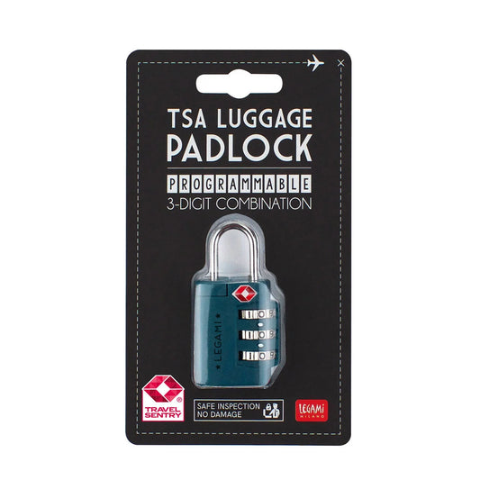 Lucchetto per Valigia - Petrol Blue - Luggage Padlock Legami