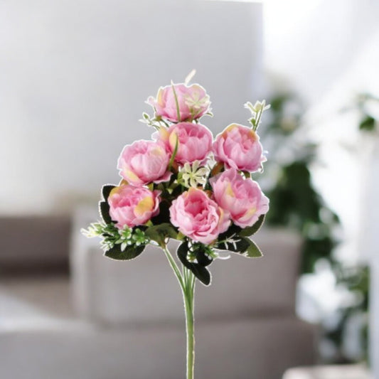 Bouquet con peonie per decorazione – assortito 4 colori