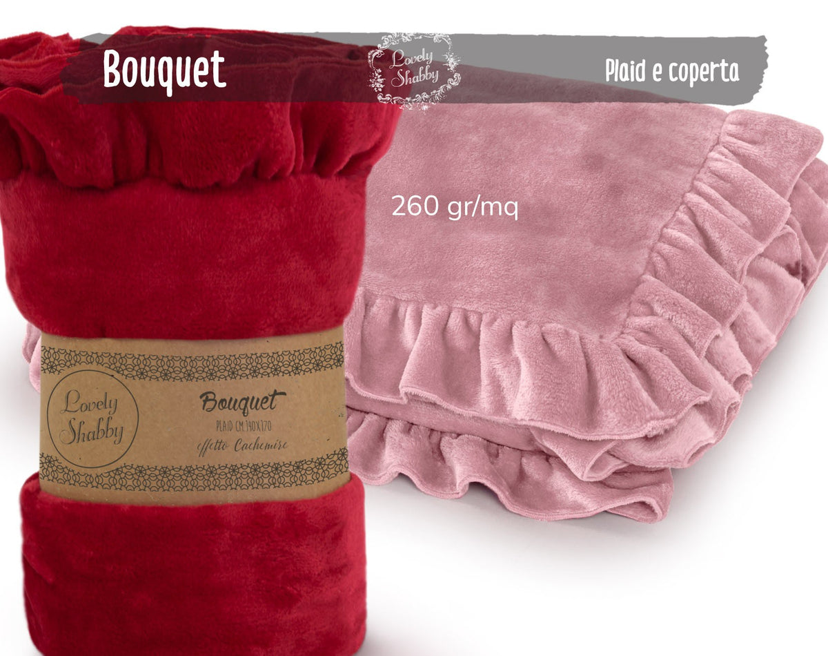 Bouquet - Plaid con rouches