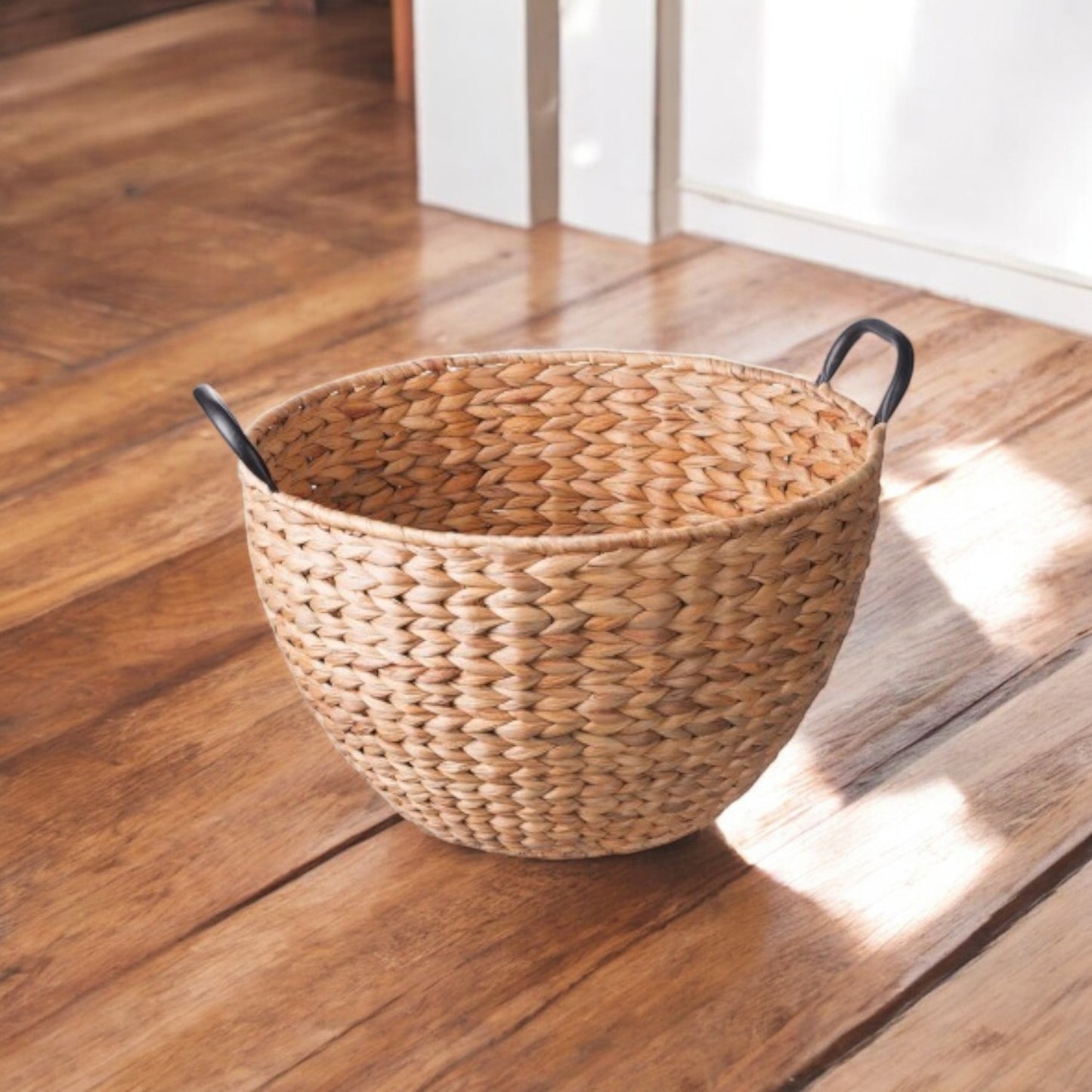 Cesto Rotondo Naima in Giacinto – Diam. 44,5 x H33 cm