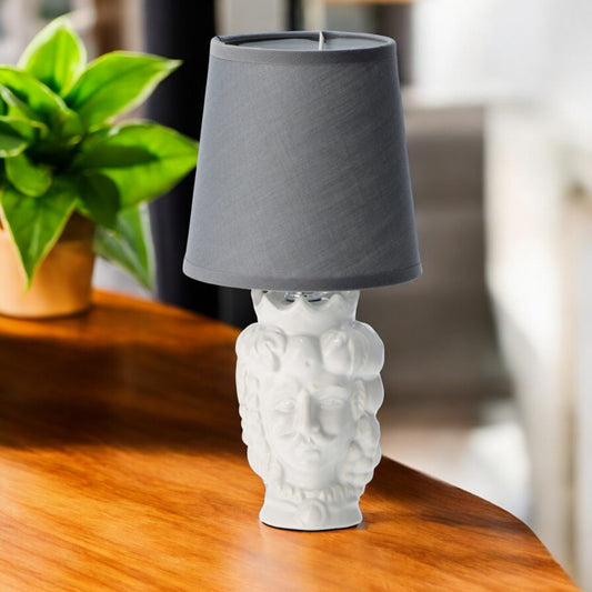 Lampada in Ceramica Moro – 2 Colori Assortiti