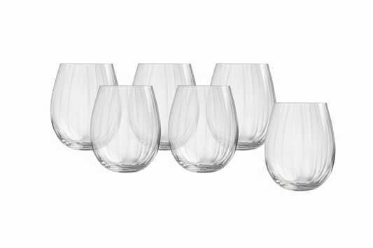 Bicchieri Acqua Eleganti 39cl – Set 6 Millesime in Vetro per Tavola Moderna