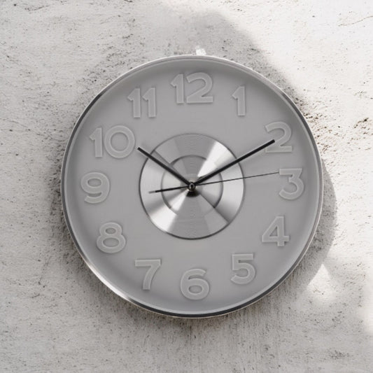 Orologio da Parete in Alluminio – Diametro 40 cm – Assortito 2 Colori