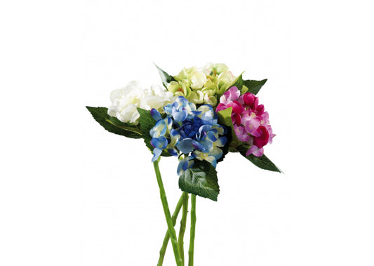 Ortensia artificiale decorativa 33/56 cm – 4 colori assortiti