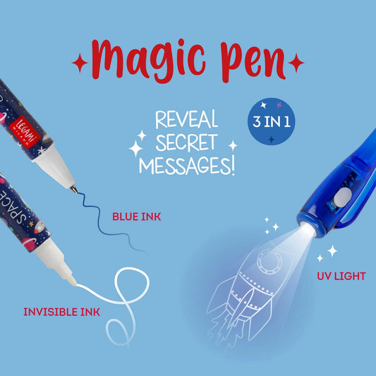 Penna con Inchiostro Invisibile Magic Pen a tema Space - Legami