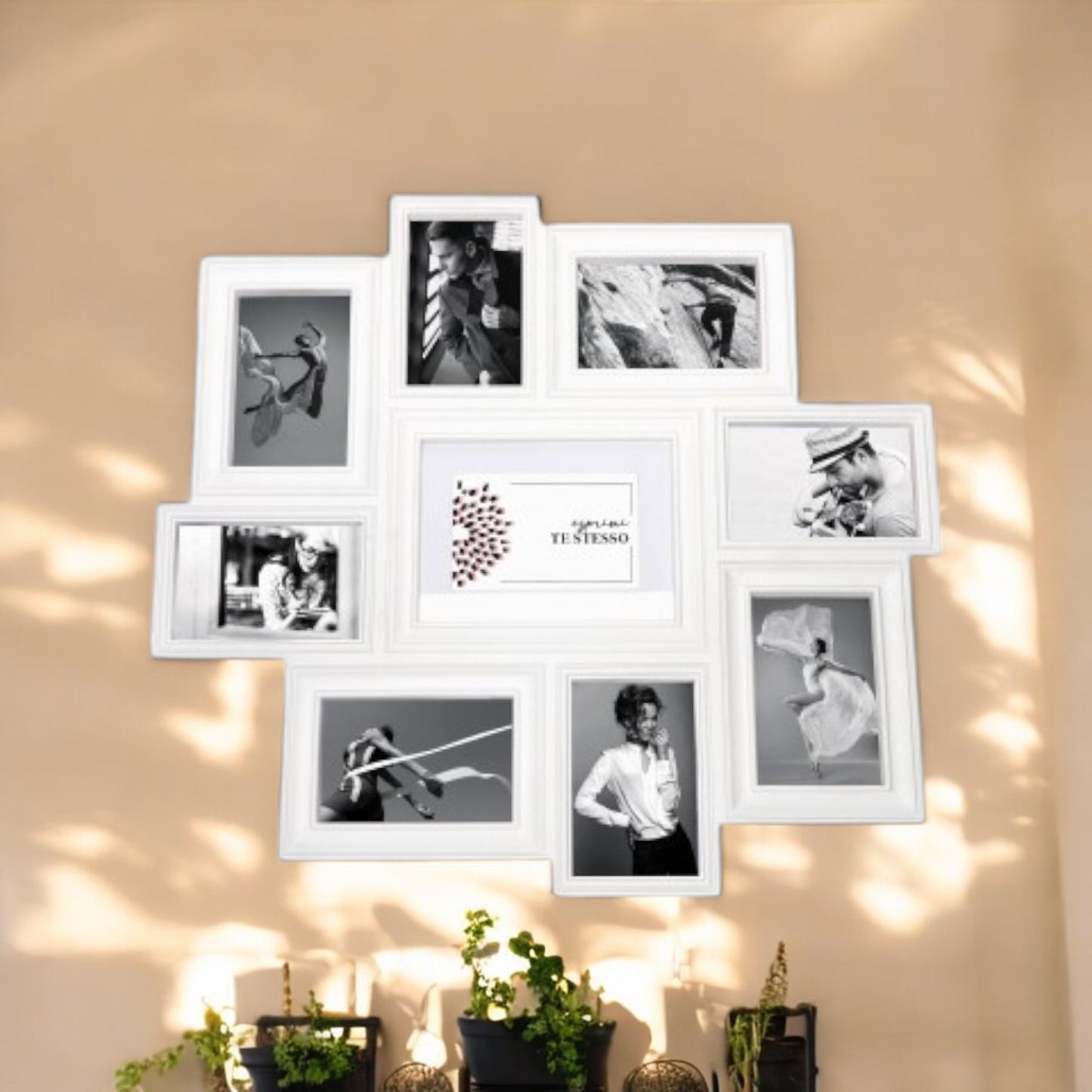 Portafoto in plastica per 9 foto