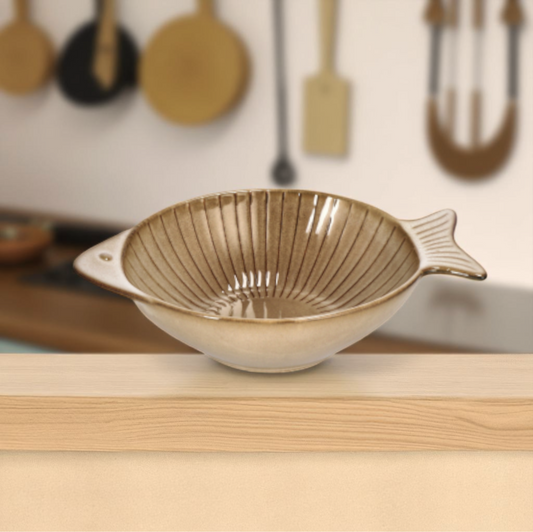 Ciotola in ceramica a forma di pesce. Venduto da Prodomo negozio online di Casalinghi