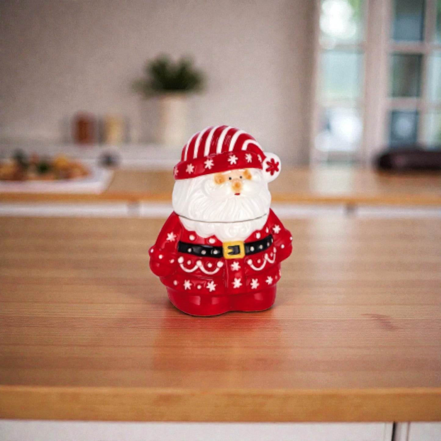 Contenitore Babbo Natale in Ceramica - 3 Dimensioni disponibili