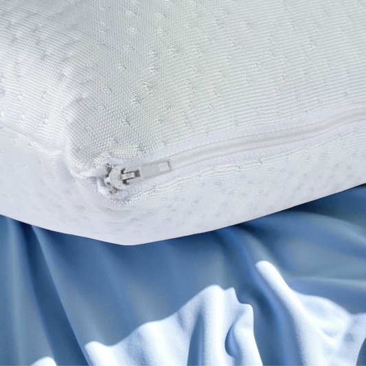 Coppia Copriguanciale Freeze in tessuto rinfrescante con zip – 50×80 cm