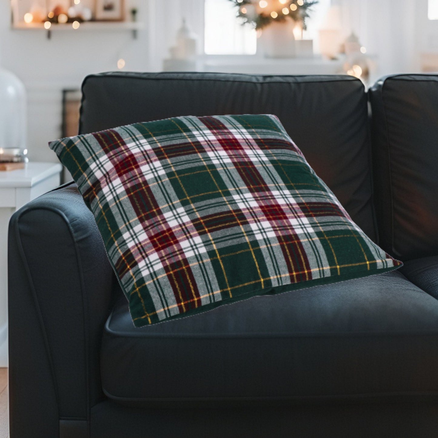 Cuscino in Misto Cotone "Holly" - Dimensione 45x45 cm - 3 Colori assortiti