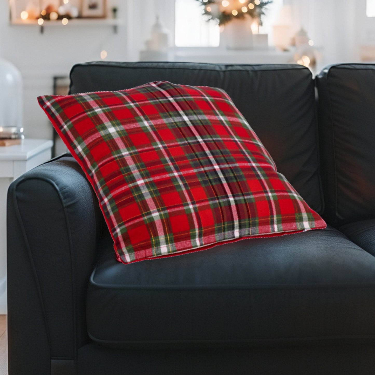 Cuscino in Misto Cotone "Holly" - Dimensione 45x45 cm - 3 Colori assortiti