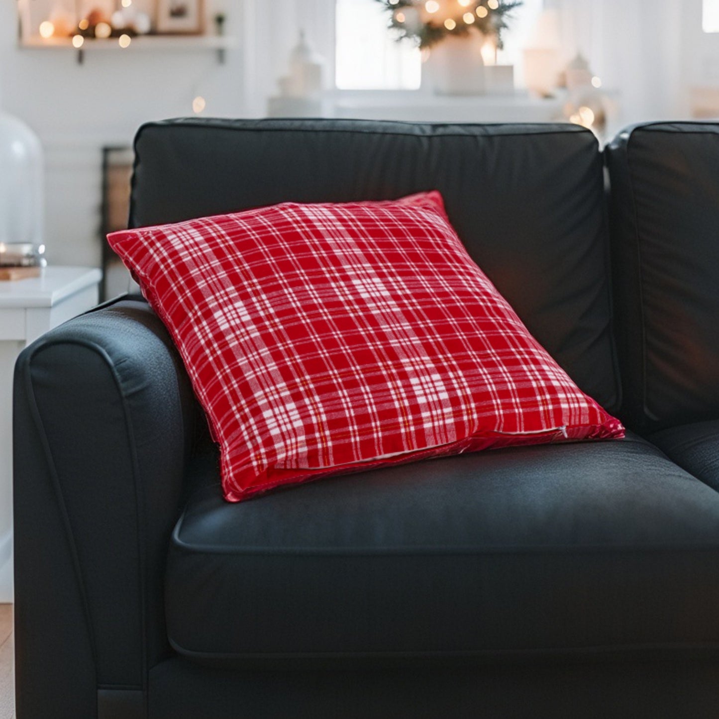 Cuscino in Misto Cotone "Holly" - Dimensione 45x45 cm - 3 Colori assortiti