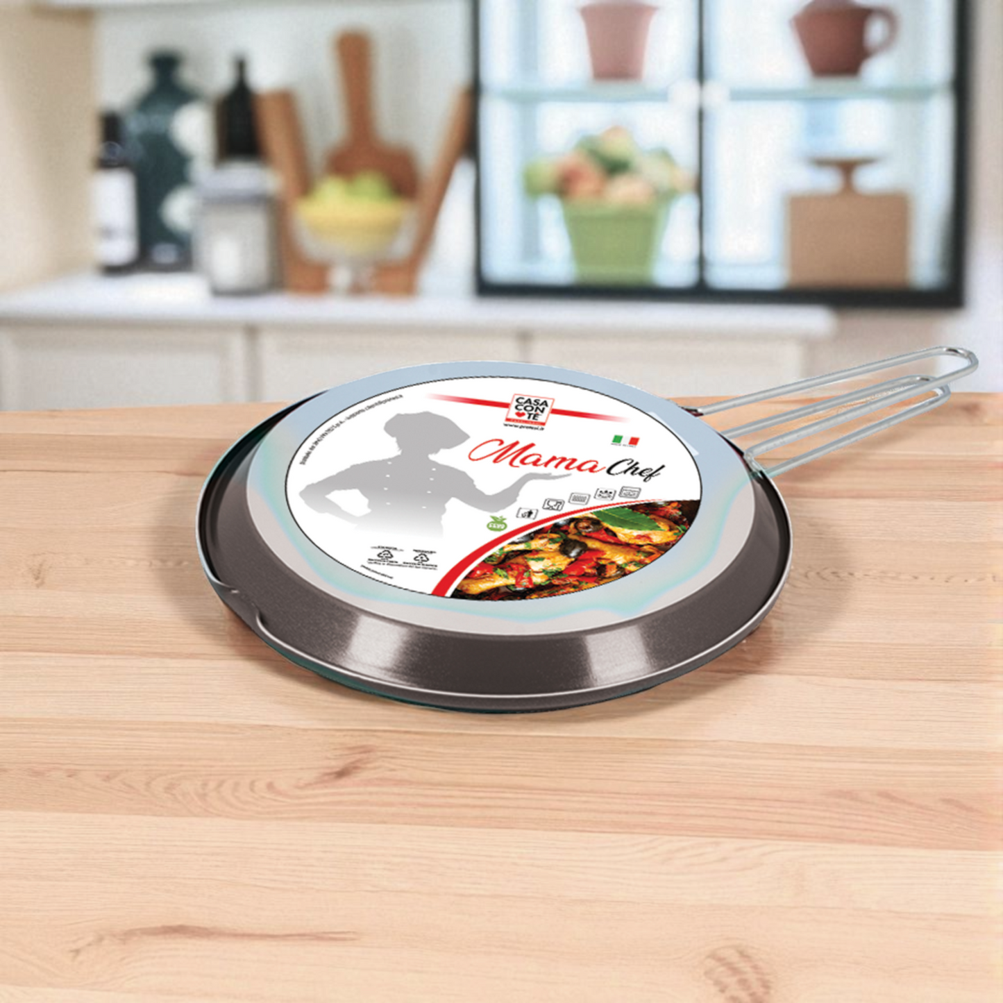 Girafrittata "Mama Chef" Antracite - Casa con Te - Disponibile in 2 dimesioni