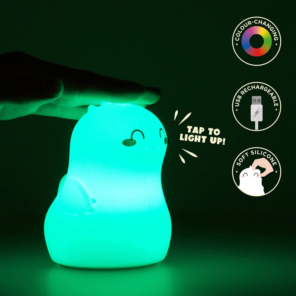 Luce Notturna Ricaricabile “Soft Dreams Dino” – Legami
