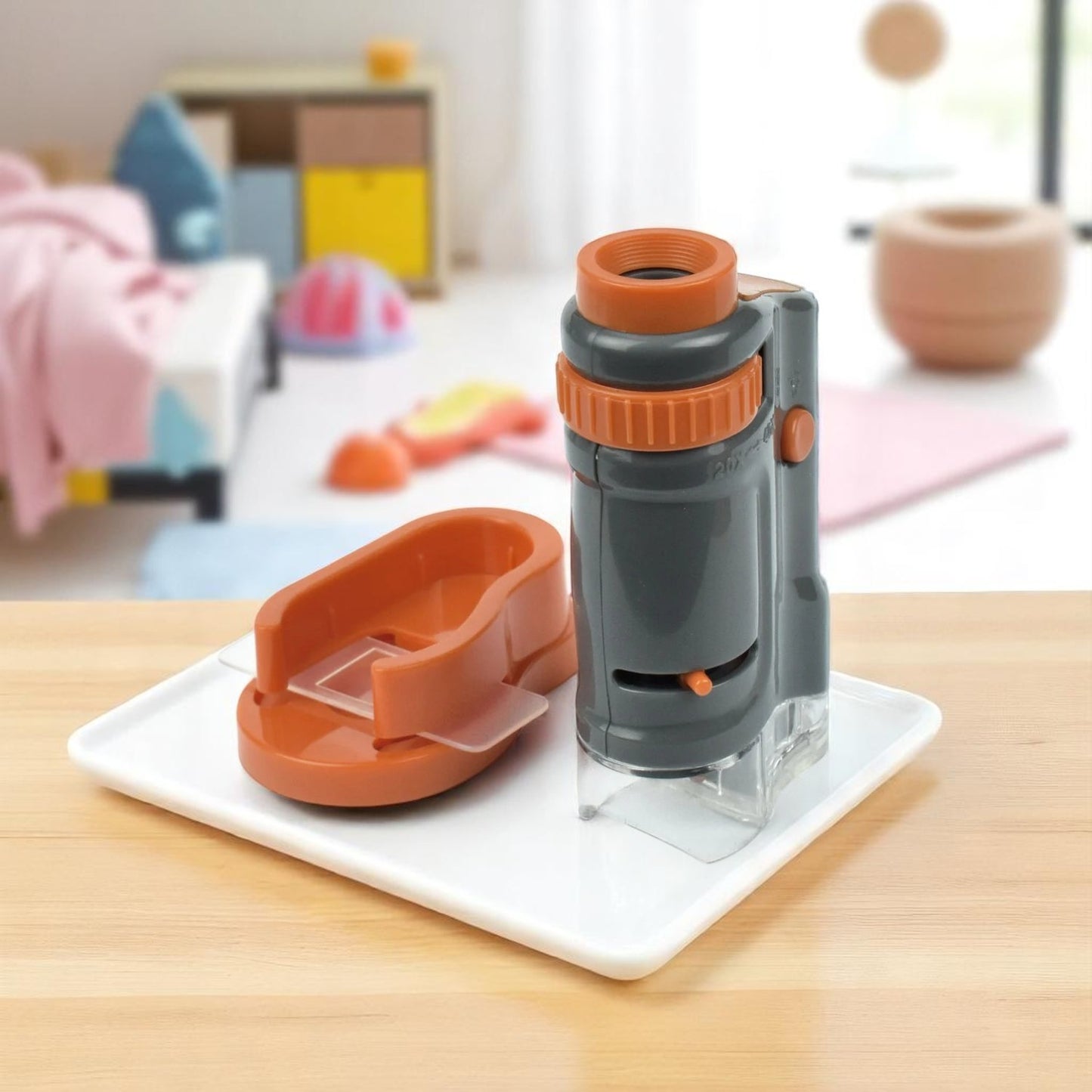 Microscopio Portatile con Illuminazione LED – Legami