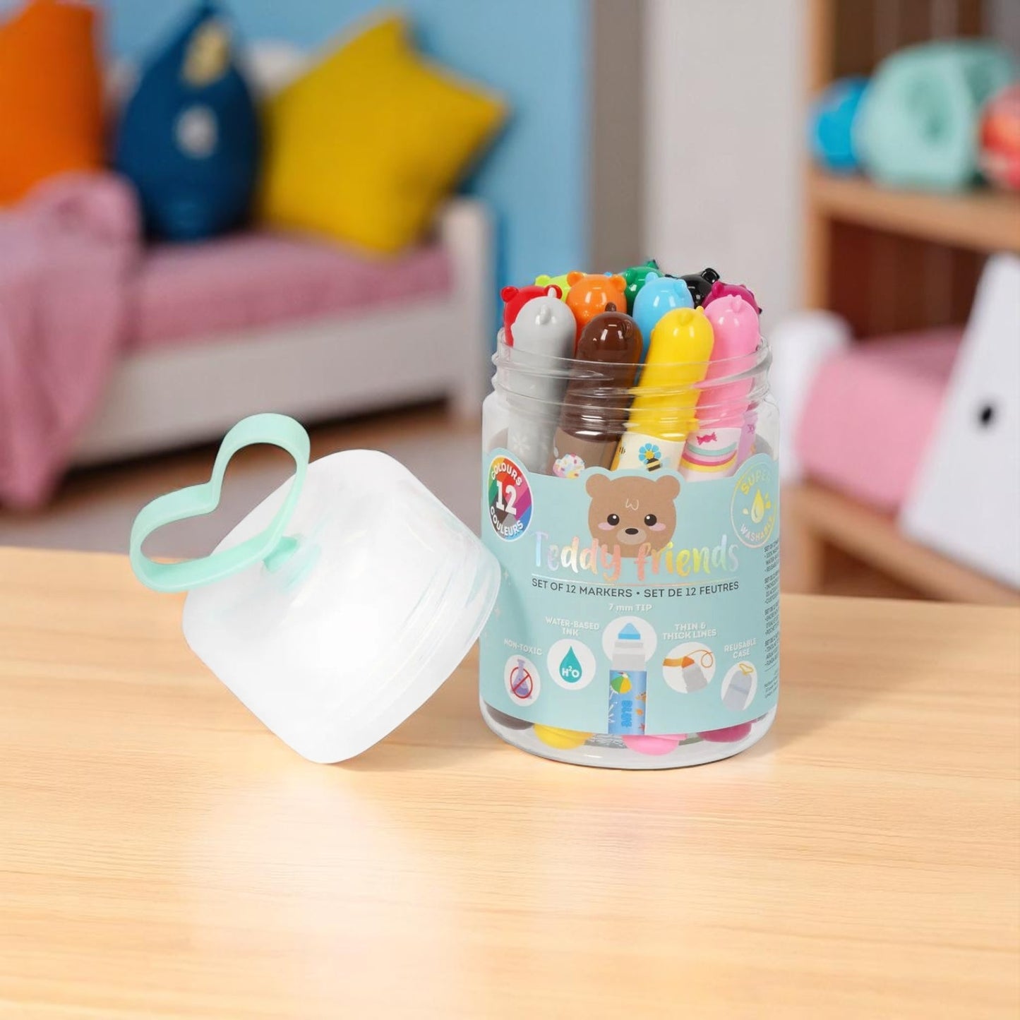 Set di 12 Pennarelli “Teddy Friends” – Legami