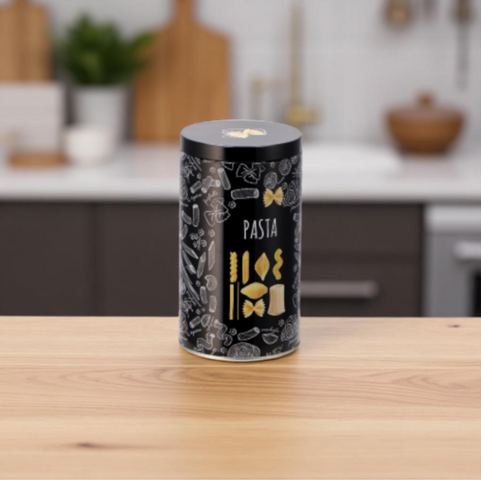 Contenitore pasta in latta. Venduto da Prodomo negozio online di Casalinghi
