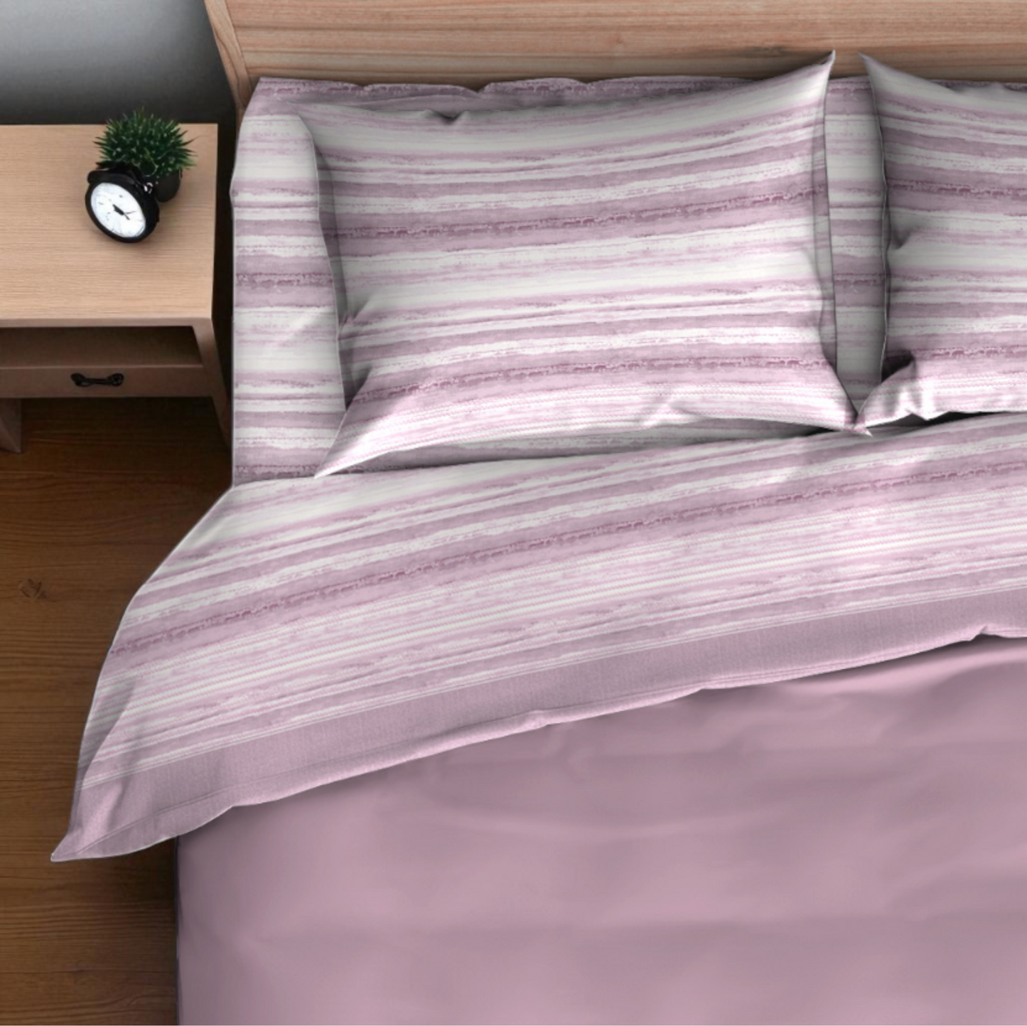 Completo letto Life in cotone – disponibile in 3 dimensioni – colori assortiti