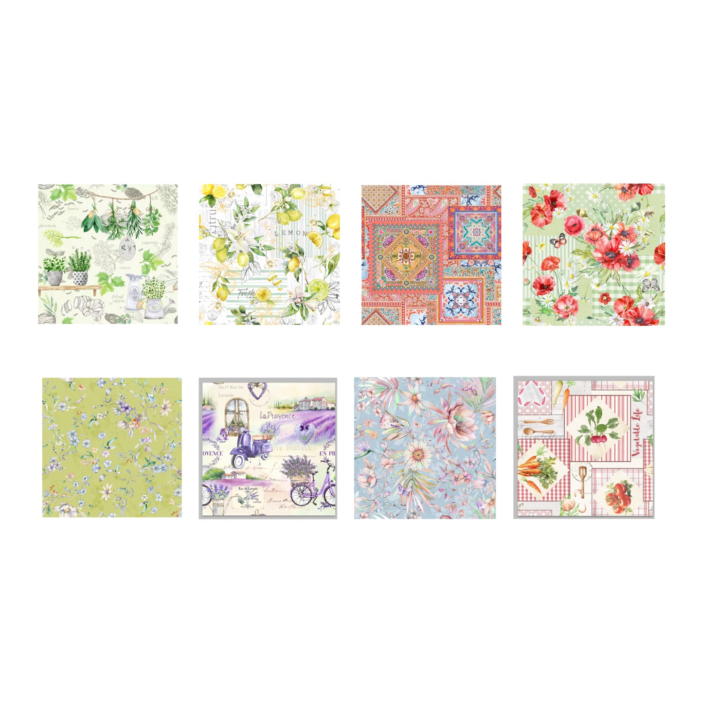 Tovaglia Antimacchia con Fantasie Assortite – 140×170 cm, 140×230 cm