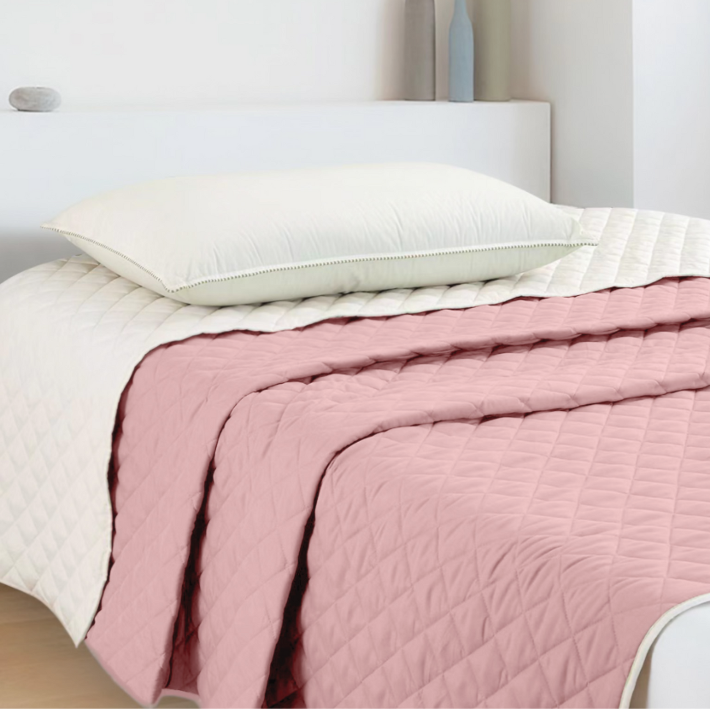 Doublecolor – Trapuntino bicolore disponibile in 3 dimensioni: singolo, una piazza e mezza, matrimoniale