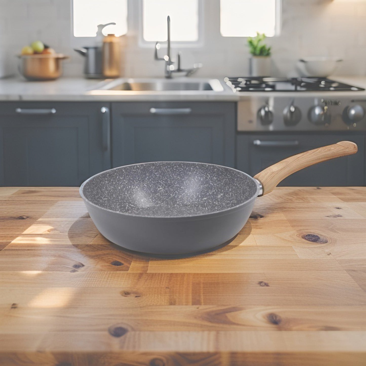 Padella Alta Atlantic in Alluminio Forgiato - Diametro 28 cm, 32 cm