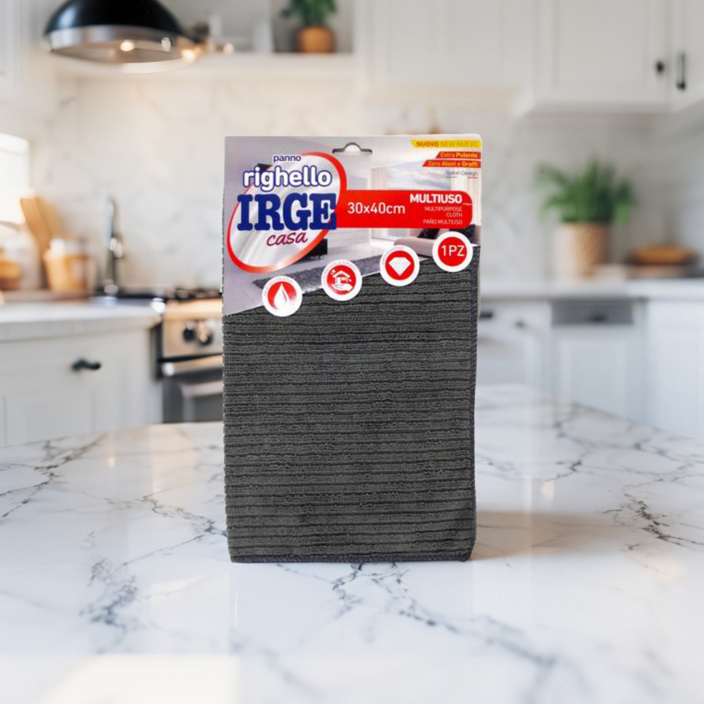 Ruler-Shaped Microfiber Cloth - Size 30x40 cm