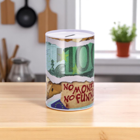 Salvadanaio di latta. Venduto da Prodomo negozio online di Casalinghi