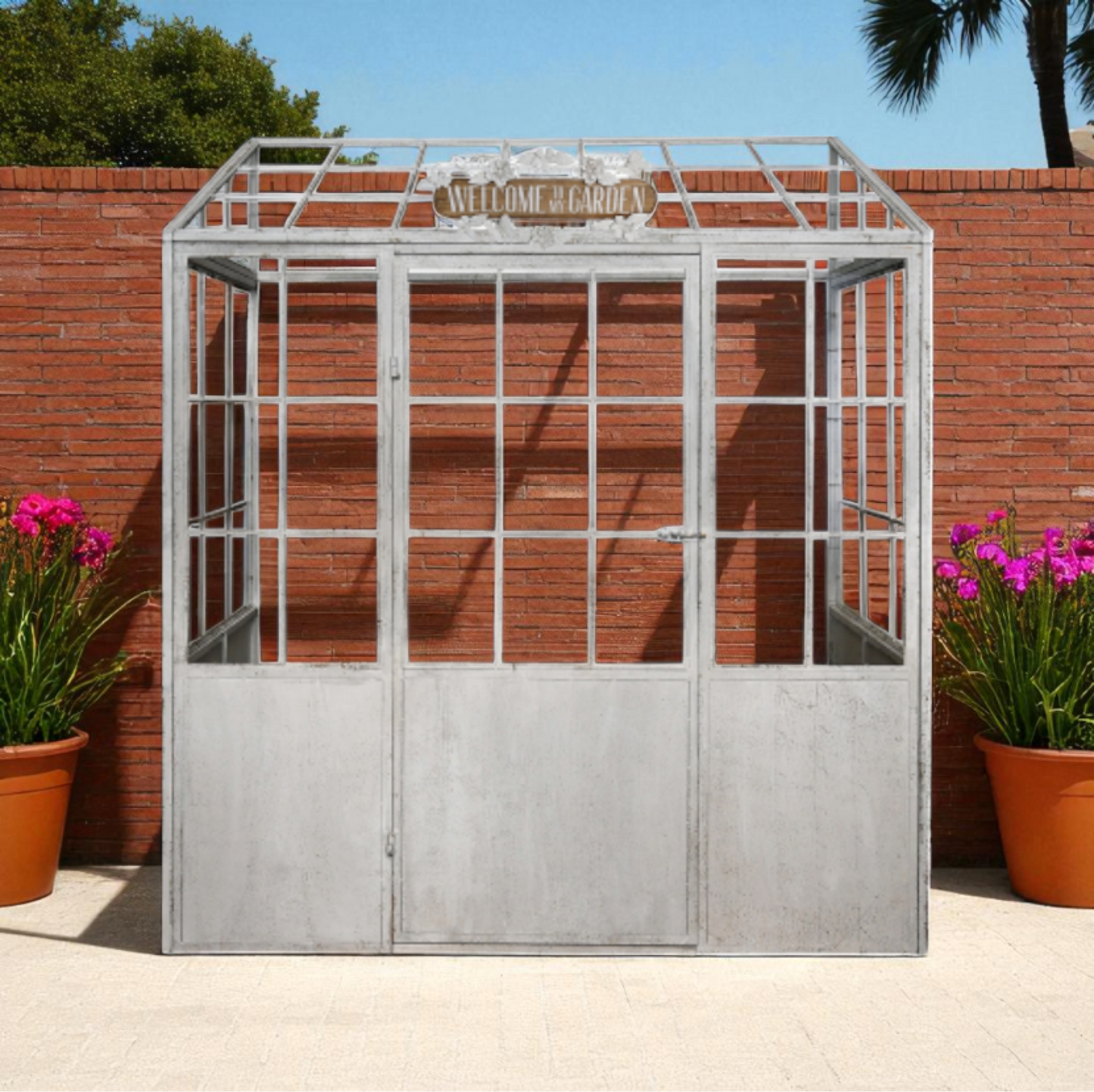 Serra da Giardino in Ferro e Plastica – cm 204 x 110 x h. 239