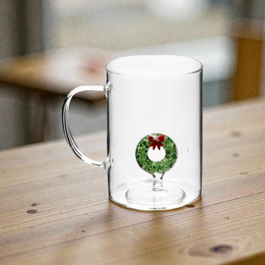 Tazza Mug in Vetro con Figura 3D - Capacità 450 ml - 6 Figure assortite