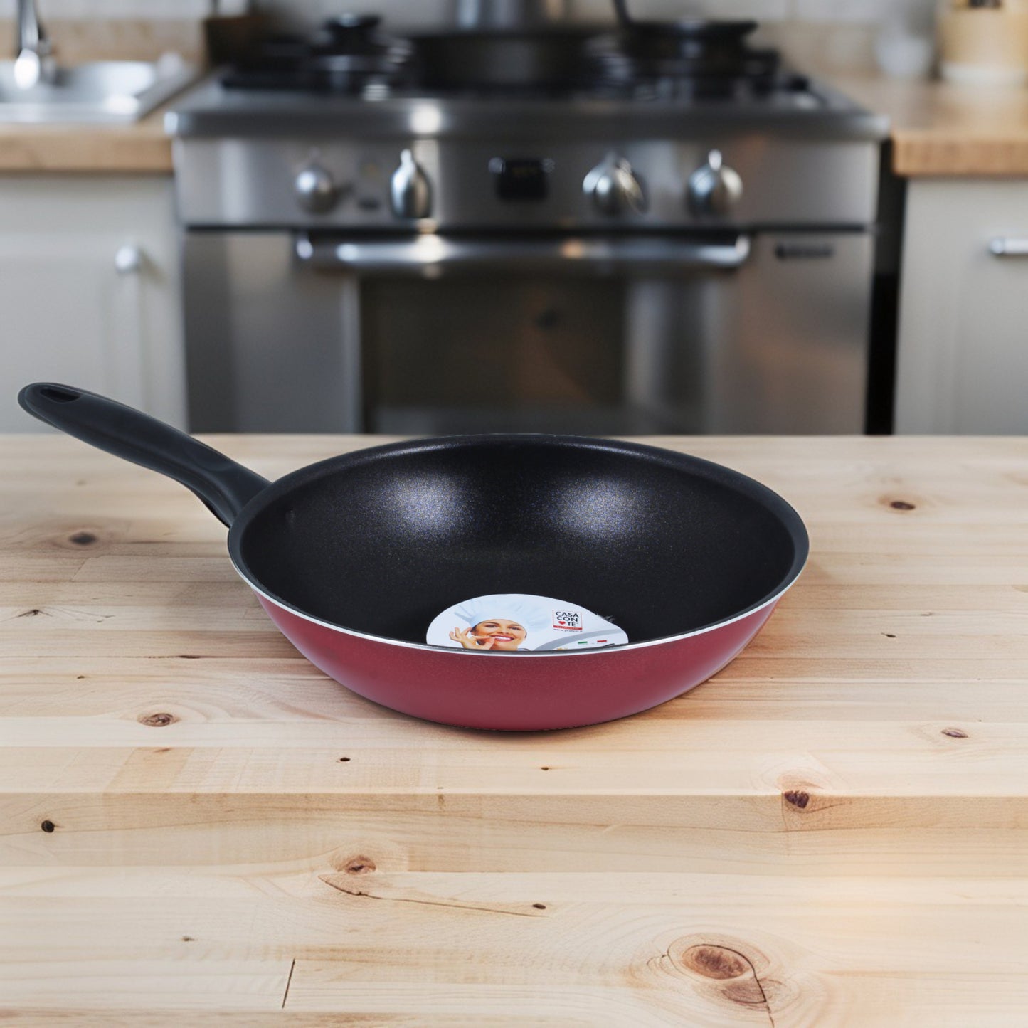 Saltapasta Wok Casa Con Te 28 cm