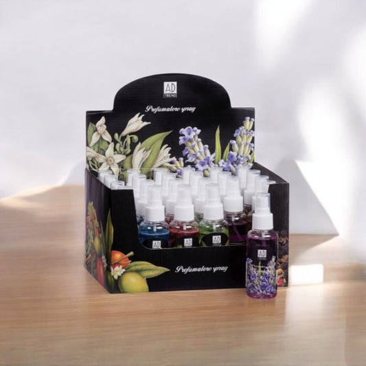 Profumatore spray per ambienti – assortito 6 fragranze – 100 ml